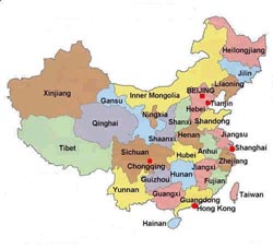 Map of China